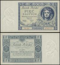 5 złotych 2.01.1930, seria AV., numeracja 476517