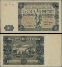 500 złotych 15.07.1947, seria A4, numeracja 0839