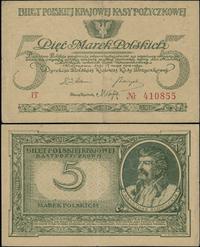5 marek polskich 17.05.1919, seria IT, numeracja