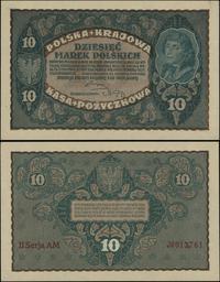 10 marek polskich 23.08.1919, seria II-AM, numer