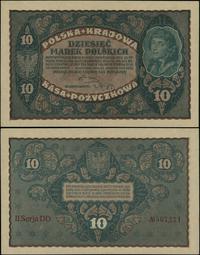 10 marek polskich 23.08.1919, seria II-DD, numer