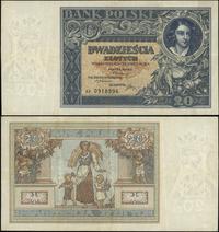 20 złotych 20.06.1931, seria AR., numeracja 0918