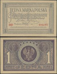 1 marka polska 17.05.1919, seria IBD, numeracja 
