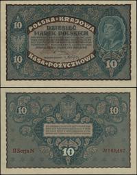 10 marek polskich 23.08.1919, seria II-N, numera