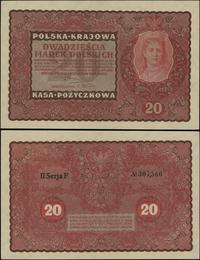 20 marek polskich 23.08.1919, seria II-F, numera
