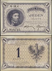 1 złoty 28.02.1919, seria 16 J, numeracja 019735