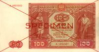 100 złotych 15.05.1946, SPECIMEN, Miłczak 129a