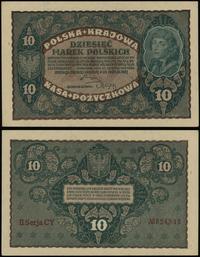 10 marek polskich 23.08.1919, seria II-CY, numer