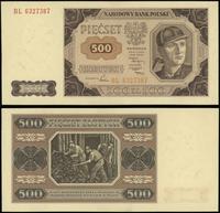 500 złotych 1.07.1948, seria BL, numeracja 63273
