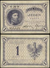 1 złoty 28.02.1919, seria S.26 H, numeracja 0258