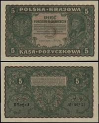 5 marek polskich 23.08.1919, seria II-J, numerac