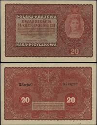 20 marek polskich 23.08.1919, seria II-G, numera