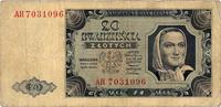 20 złotych 1.07.1948, seria AH, Miłczak 137b