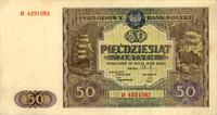 50 złotych 15.05.1946, seria D, Miłczak 128a