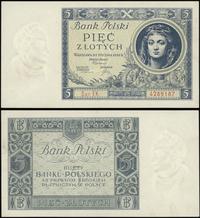 5 złotych 2.01.1930, seria EK, numeracja 4289187