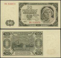 50 złotych 1.07.1948, seria BR, numeracja 010267