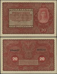 20 marek polskich 23.08.1919, seria II-FV, numer