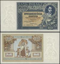 20 złotych 20.06.1931, seria CP, numeracja 09911