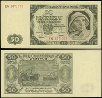 50 złotych 1.07.1948, seria EG, numeracja 207130