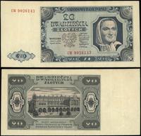 20 złotych 1.07.1948, seria CW, numeracja 902614