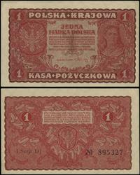 1 marka polska 23.08.1919, seria I-DJ, numeracja