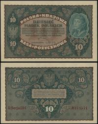 10 marek polskich 23.08.1919, seria II-DH, numer
