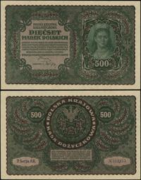 500 marek polskich 23.08.1919, seria II-AK, nume