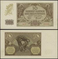10 złotych 1.03.1940, seria E, numeracja 2502325