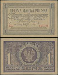 1 marka polska 17.05.1919, seria ICL, numeracja 