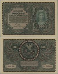 500 marek polskich 23.08.1919, seria I-BG, numer