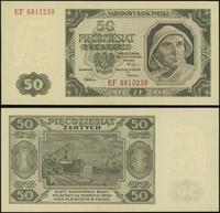 50 złotych 1.07.1948, seria EF, numeracja 681523