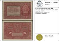 Polska, 20 marek polskich, 23.08.1919