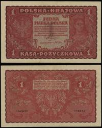 1 marka polska 23.08.1919, seria I-CE, numeracja