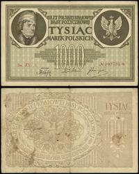 1.000 marek polskich 17.05.1919, seria ZY, numer