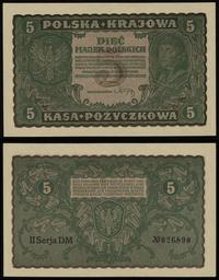 5 marek polskich 23.08.1919, seria II-DM, numera