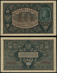 10 marek polskich 23.08.1919, seria II-FJ, numer