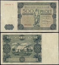 500 złotych 15.07.1947, seria C, numeracja 30135