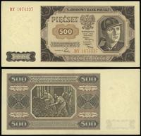 500 złotych 1.07.1948, seria BY, numeracja 16743