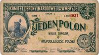 1 polon= 25 centów 1914, Emigracja Polska w USA,