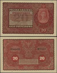 20 marek polskich 23.08.1919, seria II-DX, numer