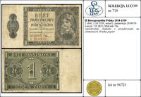 Polska, 1 złoty, 1.10.1938