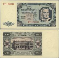 20 złotych 1.07.1948, seria DY, numeracja 126024