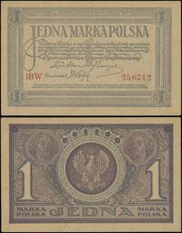 1 marka polska 17.05.1919, seria IBW, numeracja 