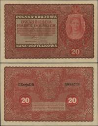 20 marek polskich 23.08.1919, seria II-DB, numer