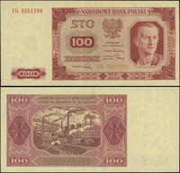 100 złotych 1.07.1948, seria IG, numeracja 00619