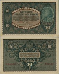 10 marek polskich 23.08.1919, seria II-DA, numer