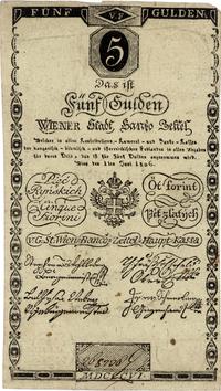 5 ryńskich 1.06.1806, austriacki banknot w obieg