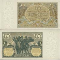 10 złotych 20.07.1929, seria EO, numeracja 34156
