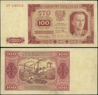 100 złotych 1.07.1948, seria GP, numeracja 65664