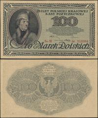 100 marek polskich 15.02.1919, seria H, numeracj